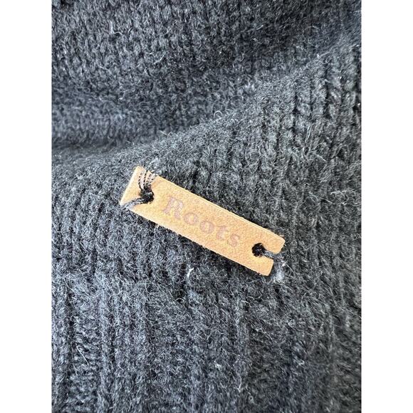 Roots Womens Wool Blend Zip Fair Isle Bird Cardigan Size M Timeless Outdoor Cozy - Picture 5 of 10